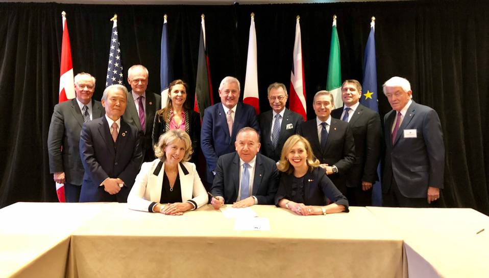 À Québec, les leaders du B7 À Québec, les leaders du B7 défendent un commerce au bénéfice de tous