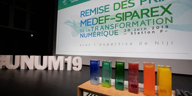 Université du numérique 2019 © MEDEF -  R.Meigneux - Remise des prix MEDEF - Siparex de la transformation numérique