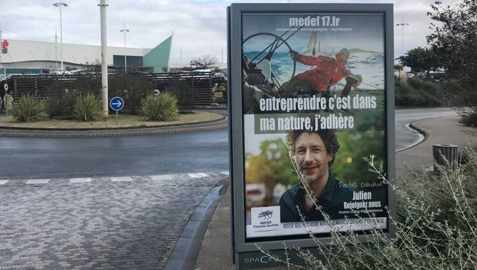 Campagne d'affichage du MEDEF Charente Campagne d'affichage du MEDEF Charente