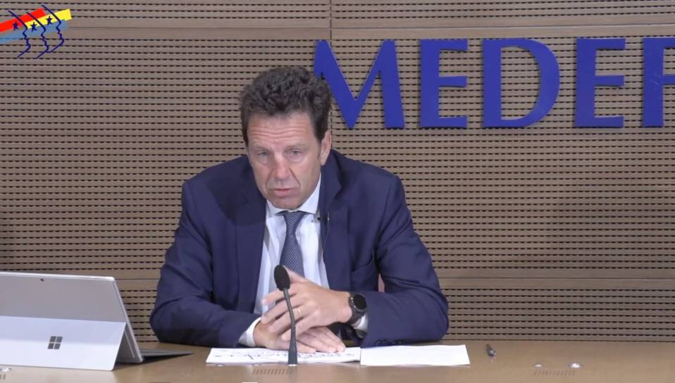 Geoffroy Roux de Bézieux conférence de presse