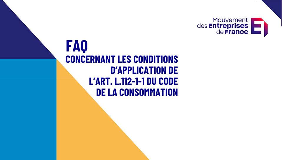 FAQ annonce de réduction de prix