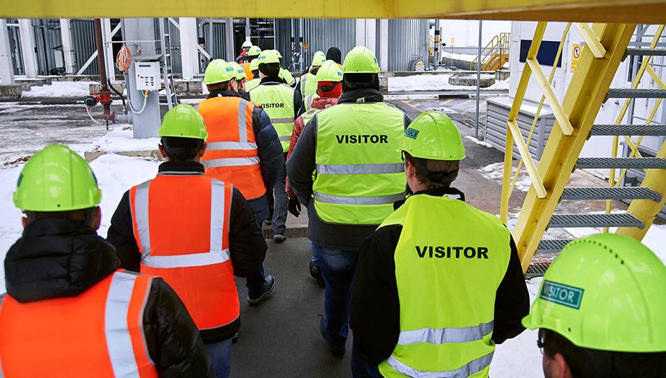 Visite d'entreprise