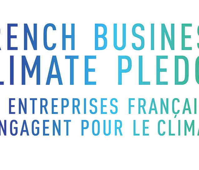 French Business Climate Pledge - Journée mondiale pour le climat