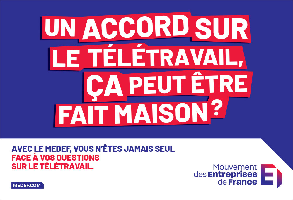 Un accord sur le télétravail ça peut être fait maison ?